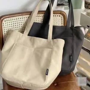 [콩심팥심]여성 숄더백 보부상 데일리 캔버스 빅사이즈 가