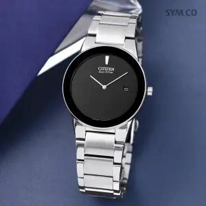 [시티즌] AU1060-51E에코드라이브 엑시엄 아날로그 클래식 남자 메탈 시계 c