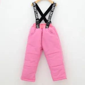 체루결 함박눈 어린이 스키바지 아동 눈썰매 패딩바지