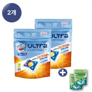 비트 울트라콤팩트 캡슐세제 진드기케어 딥앤프레시향 40개입 2세트+10개 더