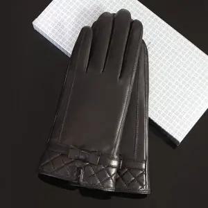 [크리스찬케리] 여성 가죽장갑 CK-182 극세사 안감 따뜻한 방한 스마트터치 장갑 털장갑 양가죽