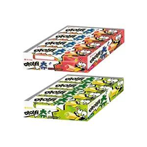 오리온 아이셔츄 쥬시자두&요구르트 48g, 12입, 1개+레몬라임 48g, 12입, 1개