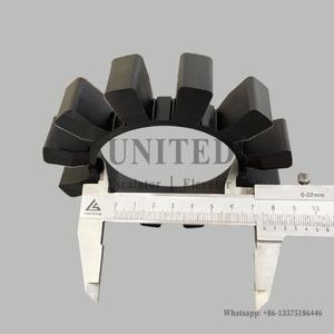 GAA20401B762 에스컬레이터 블랙 실리콘 커플링 엘라스토머 모터 버퍼 링 12020 길이 OD123mm H20mm 예비