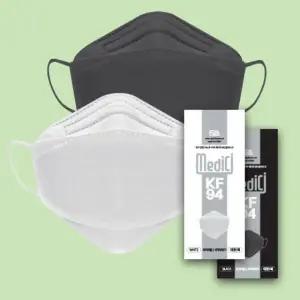 메디치 KF94(4중) 마스크 대형 100매(1매입X100팩) 보풀없고 귀편한