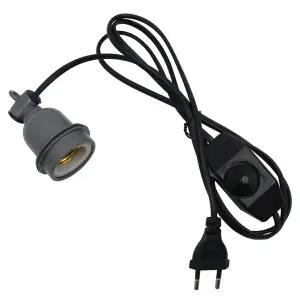 온열등 파충류 히팅조명 E27 애완 난방 램프 홀더 기어 다니는 도마뱀 거북이 닭 전원 코드 스위치 소켓