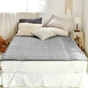 쁘리엘르 극세사 겨울 침대 패드 매트 SS 도브그레이 BNS