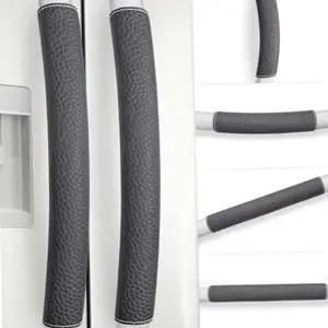 찍찍이 손잡이 커버 그레이 블랙 현관문 주방 손잡이 커버 냉장고 다용도 문보호 레인지 방수 핸들 전자
