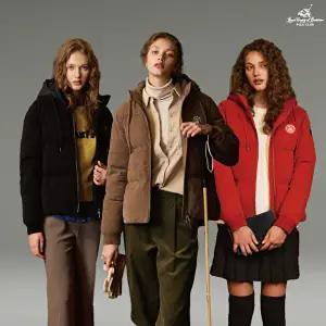 [RCB폴로클럽]25FW 여성 코듀로이 후드 패딩점퍼