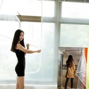 겨울 베란다 방풍 비닐 창문 방풍 비닐 커튼 바람막이 단열