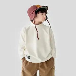 (리틀브로) (아동)B.미니와플폴라티_크림[티셔츠BFKM518C]