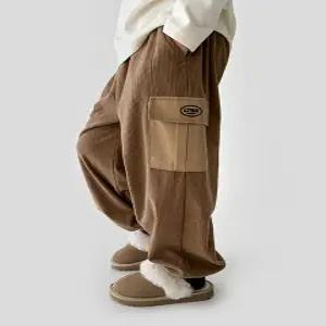 (리틀브로) (아동)B.코듀포켓조거팬츠_브라운[팬츠BFKK517C]