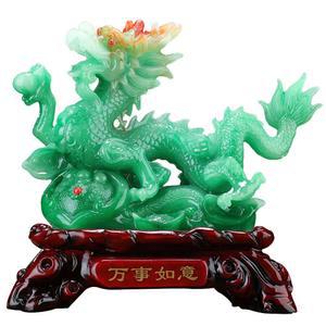 용조각품 장 인테리어 대형 파란색 거실 집들이 행운 26cm 작은 테이블 사업 재물운