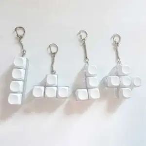 키캡 4구 추천 키보드 딸깍이 꾸안꾸 키링 청축 굿즈 (WFI6R4E)