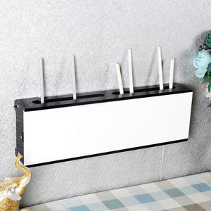 티비선 정리함 셋탑박스 공유기 70cm 화이트 벽걸이용 숨기기 현대식 수납함 거치대 도어