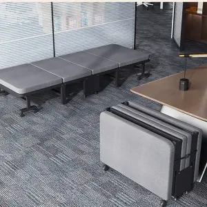 1인용 침대 사무실 낮잠 침대 간이 경량 1초 수납 캠핑 침대 접이식 침대