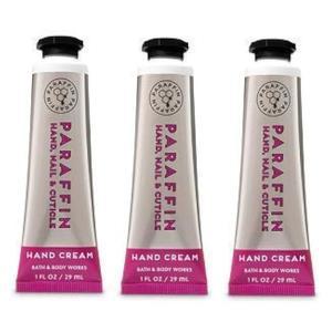 배스 앤 바디 웍스 파라핀 핸드 크림 3팩. 1온스