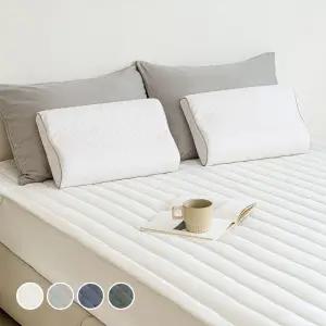 더자리 코지핏 메모리폼 누빔 베개커버 30x50size 4color