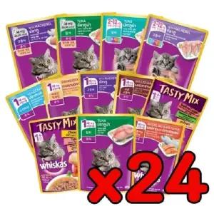 24개묶음 80g 고양이 위스카스 간식 파우치