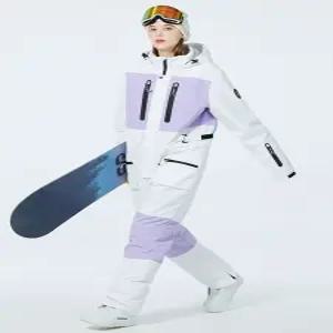 스노우보드복 점프슈트 오버롤 남성여성공용 셋업 스키 점프수트 슈트 방풍 스노보드 수트