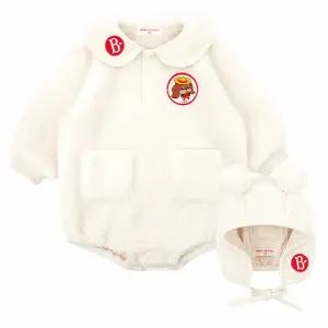 [롯데백화점]베베드피노 레이첼 베이비 덤블 퍼 바디수트 세트_BP44ST135