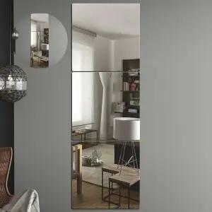 절연 안전 거울 부착용 아크릴 40x40cm 벽거울 드레스룸거울 무타공 대거울 붙이는거울 인테리어거울