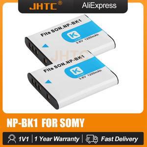 배터리 NP-BK1 소니 S750 W190 W370 1200mAh 카메라 Baterya