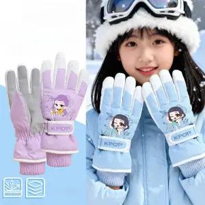 케이팝 데몬헌터스 방한 장갑 초등 어린이 미라 kpop 썰매 스키 아동 루미 캐릭터 눈