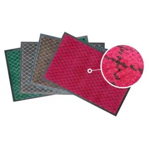 고급 다이아 패턴 카페트 현관 매트 발판 레드 실외 창고 웨딩홀