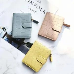 악어 가죽 무늬 여성 지갑 동전지갑 컬러풀 반지갑