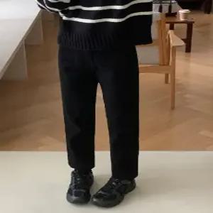 2247 기모 사방스판 슬림배기핏 블랙 데님 (one color) 히든밴딩