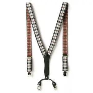 체크 남자서스펜더 멜빵 레트로 블랙 캐주얼허리띠 20