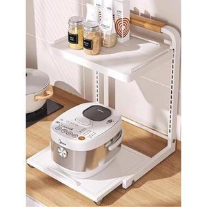 싱크대 소형가전 수납 밥솥 풀아웃 조리대 2층 밥통선반 높이 레일 보관함 조절 선반