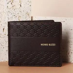 반지갑 지갑 아빠 생일 선물 패턴 명함 카드 브라운