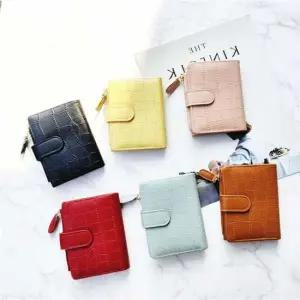 가죽무늬 반지갑 지갑