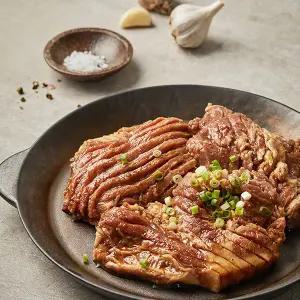 [한돈] 함유량 70% 남양주 40년맛집 양념 돼지갈비 밀키트 장우가든 한돈양념구이 600g, 2팩 [원산지:상세설명에 표시]