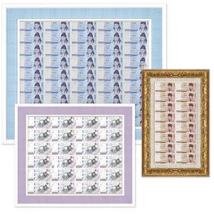 화폐전지액자/평창올림픽 기념화폐 천원 이천 5천 원 전지 액자