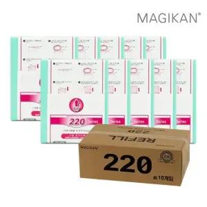 매직캔 휴지통 리피봉투 9L 10매 220R10B