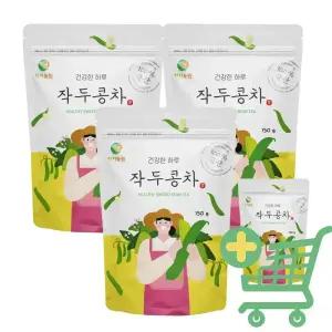 3+1 천지농원 무농약 볶은 작두콩차 150g (총600g) 작두콩 카페인없는차