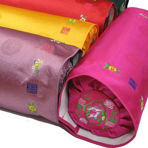 한실 원형 메밀 베개 양단 누빔 국내 제작