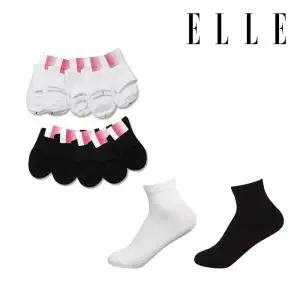 [롯데백화점]엘르 여성 무지중목 5족세트 ES20125_5