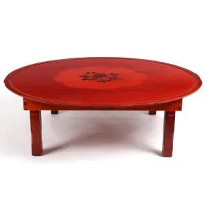 SN 상감 원형상 90 (5~6인용) _접이식 밥상 교자상