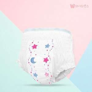 화이트센스 입는오버나이트 요실금 팬티형 중형 6P