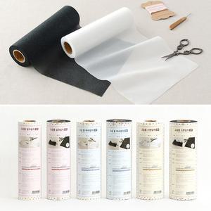 소잉데일리]Roll 롤 접착 심지 모음 실크 아사 스판 커튼 양면 소잉 의류용 수선 아사 쉬폰 원단