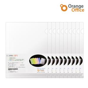 [오렌지오피스] A4 고투명 L홀더(엘홀더) 투명화일 L자파일 500개 - 0.16/0.18T