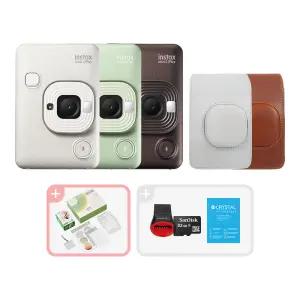 인스탁스 미니 리플레이+가죽케이스/SD카드+액정필름+컬러플레이어키트/즉석카메라