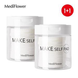 [메디플라워]메이크 셀프 패드 본품 100매x2 / 화장솜 클렌징패드 토너패드
