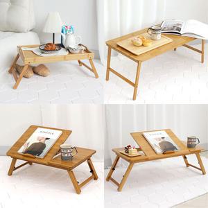 좌식테이블 와이드형 사이드 노트북 접이식 밥상 거실