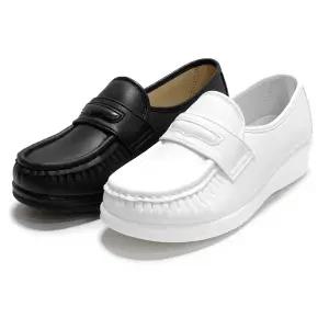 국내제작 나들이 반도 여성 단화 간호사 신발 베이직 유니폼화