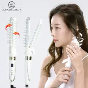 퀸스IN태양 오토롤링 브러쉬고데기 시즌2 자동회전 뽕 뿌리볼륨 매직 볼륨웨이브 구르프 빗 헤어롤탈착 봉고데기사용가능 해외