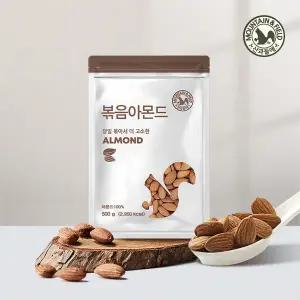 [롯데백화점]산과들에 25년산 햇 볶음아몬드 500g x 2봉 (총 1kg)  생산당일출고
